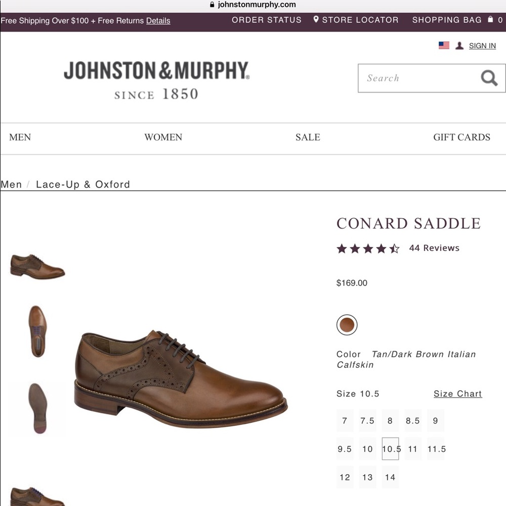 Johnson & Murphy oxfords